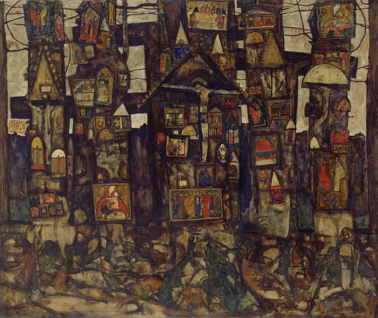 Skogsbön, 1915. av Egon Schiele