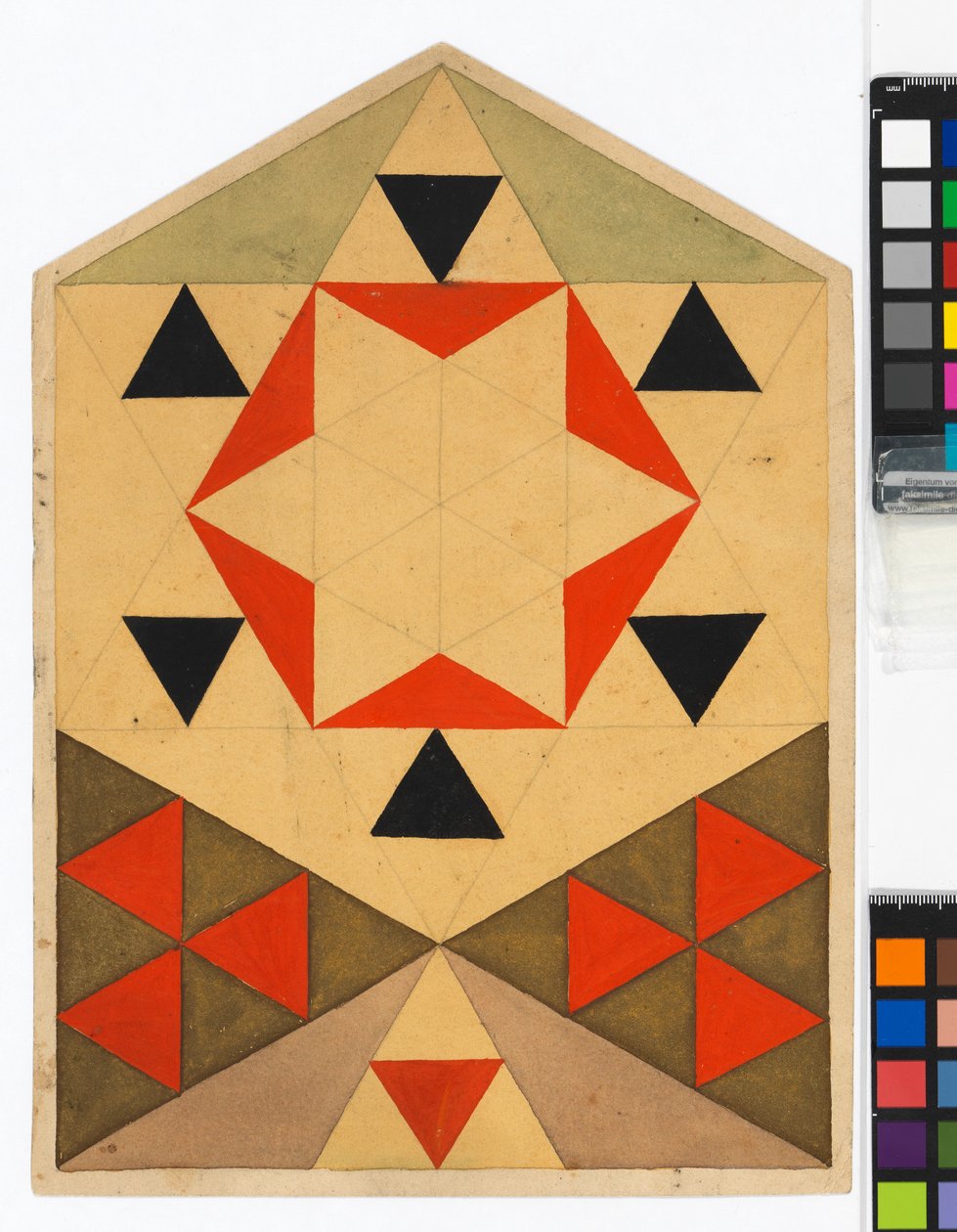 Geometrische Übung (Schülerarbeit) av Egon Schiele