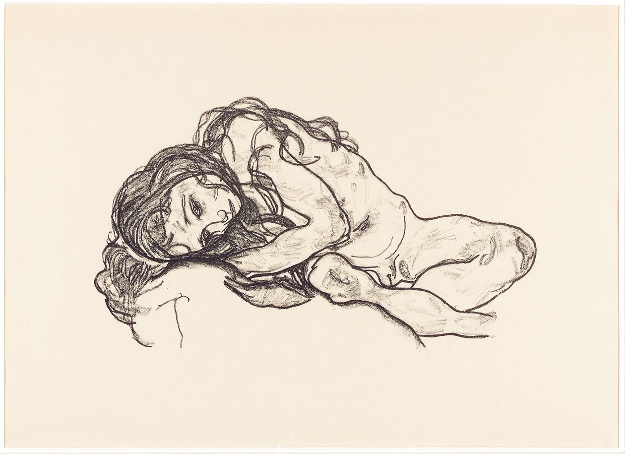 Flicka av Egon Schiele