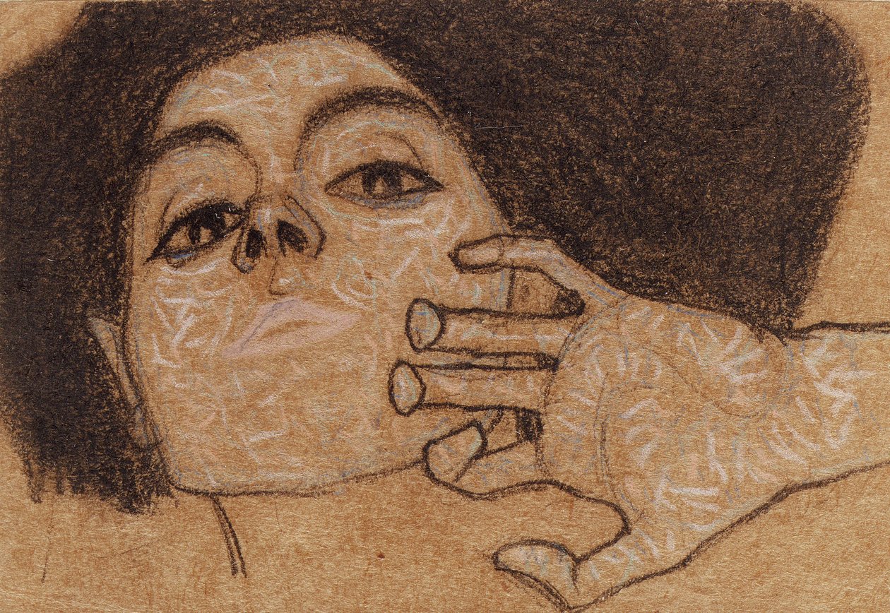 Chef för en kvinna, c.1907-8 av Egon Schiele