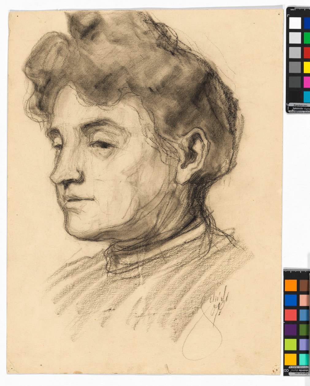 Porträtt av Marie Schiele av Egon Schiele