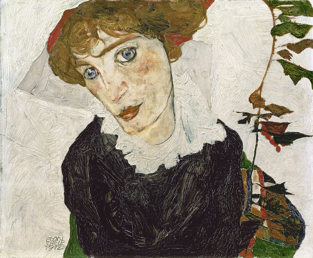 Porträtt av Wally Neuzil, 1912 av Egon Schiele