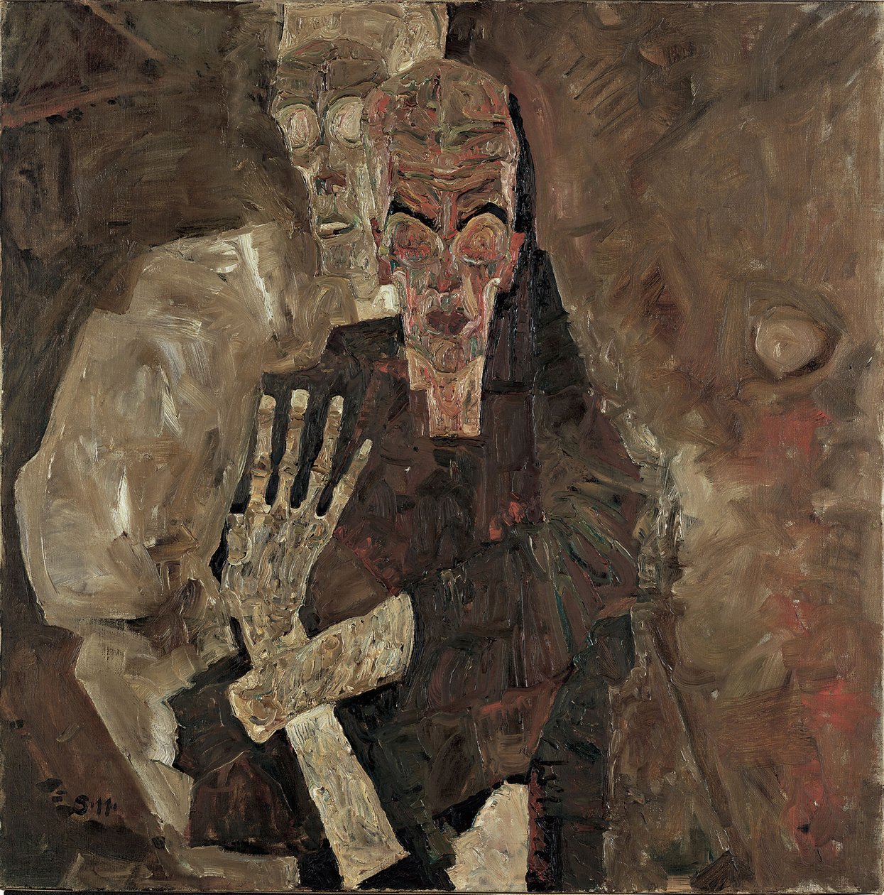 Self Seers II (Death and Man) av Egon Schiele