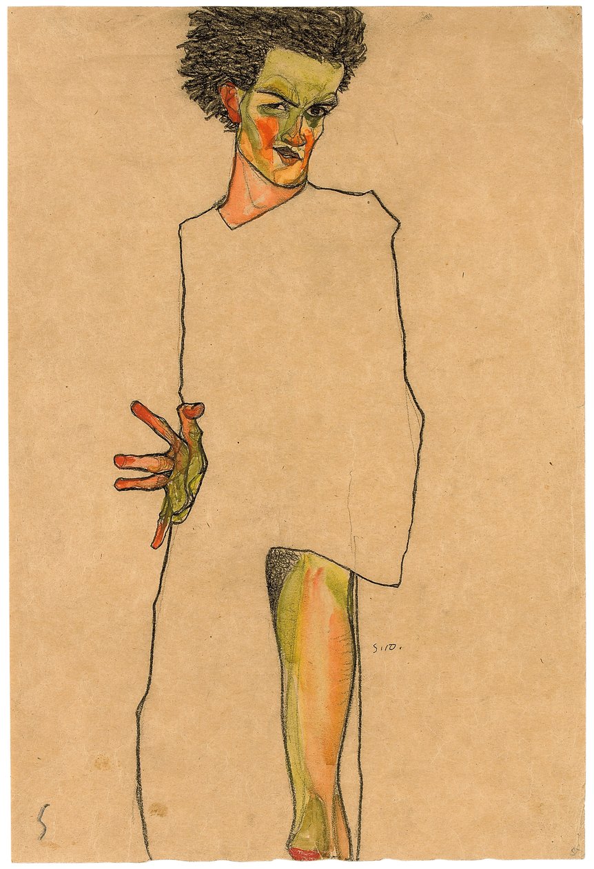 Självporträtt av Egon Schiele
