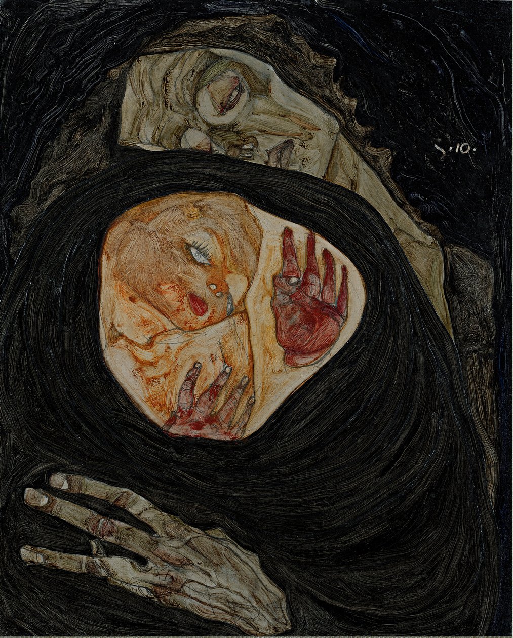 ”Den döda modern” I av Egon Schiele