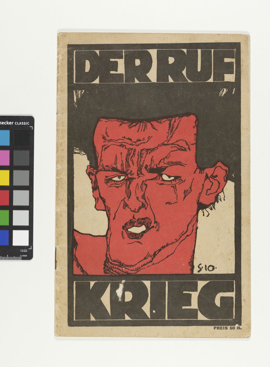 Zeitschrift "Der Ruf" - Sonderheft "Krieg" av Egon Schiele