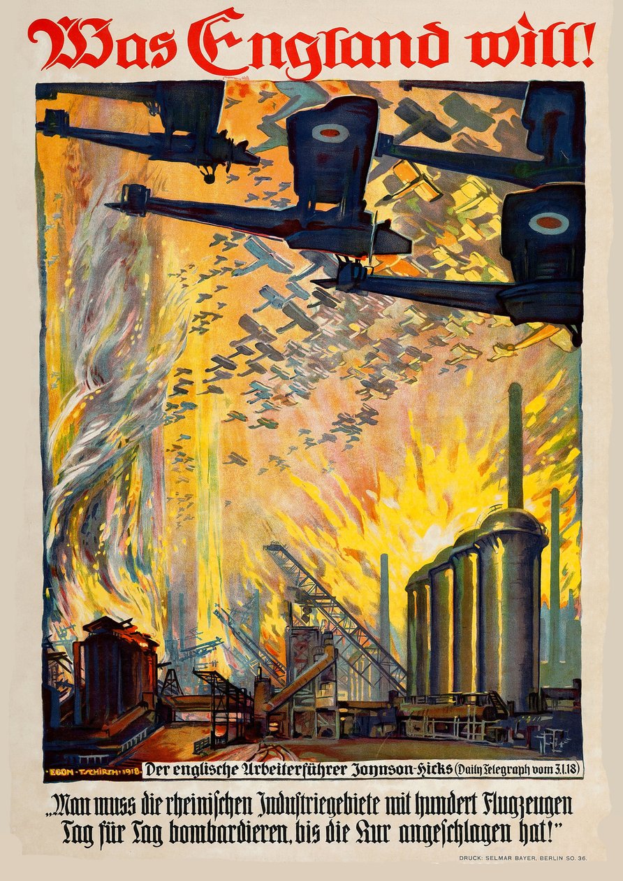 Vad England vill!, 1918. av Egon Tschirch