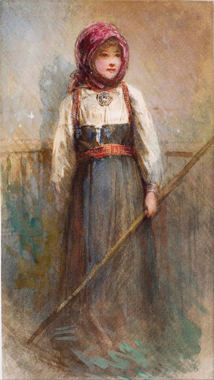 utan titel (norsk tjej) av Egron Sellif Lundgren