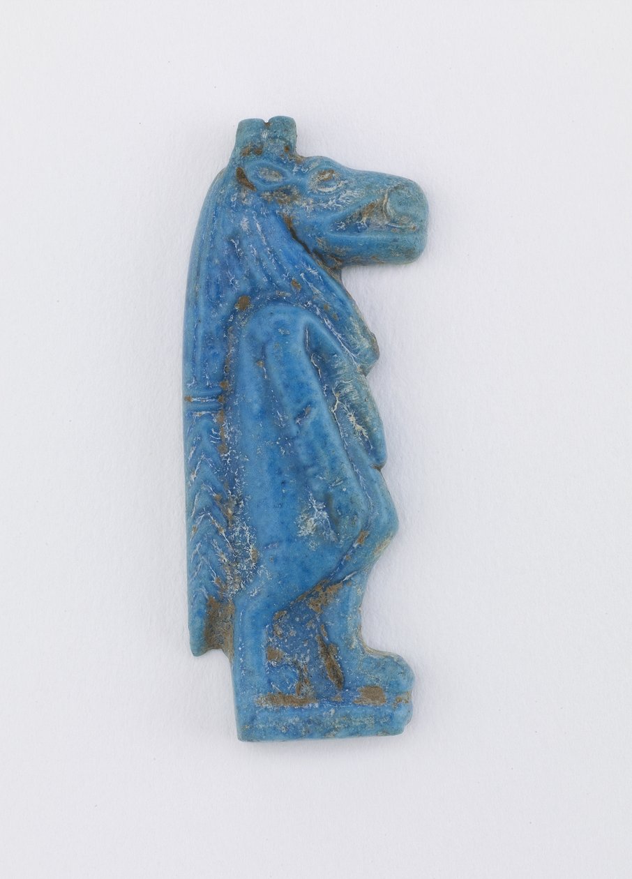 Amulett: Thoureis-figuren, möjligen ptolemaisk tid, 305-30 f.Kr. (lera) av Egyptian