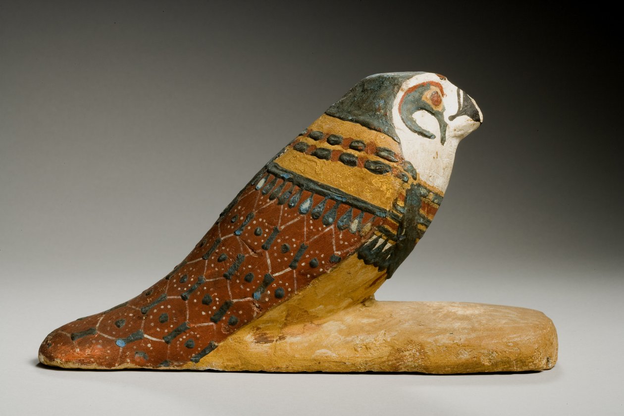 Falken, tredje mellantid och tidig sen dynasti, ca 800-600 f.Kr. (trä) av Egyptian