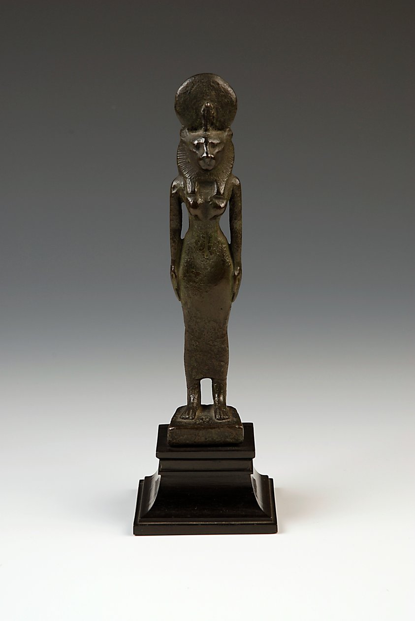 Figur av Sekhmet (brons och trä) av Egyptian