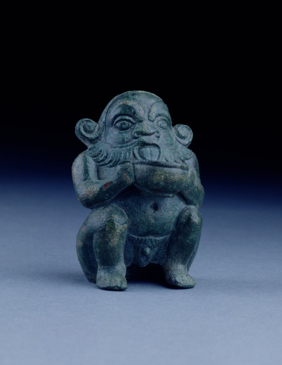 Statyett av Bes (brons) av Egyptian