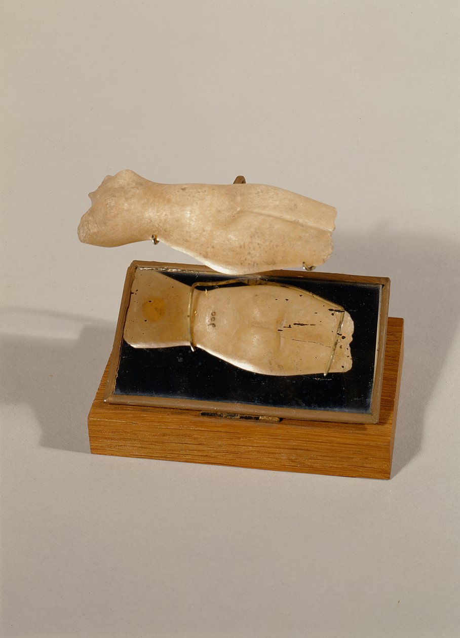 Torso of a woman, New Kingdom (alabaster) av Egyptian 18th Dynasty