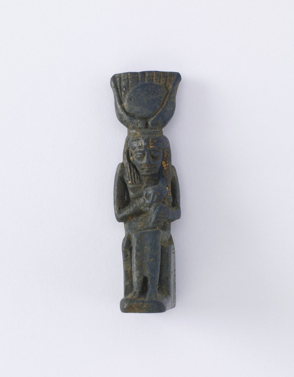 Figur av Isis och Horus, möjligen Ptolemaic Period, 305-30 BC (fajans) av Egyptian