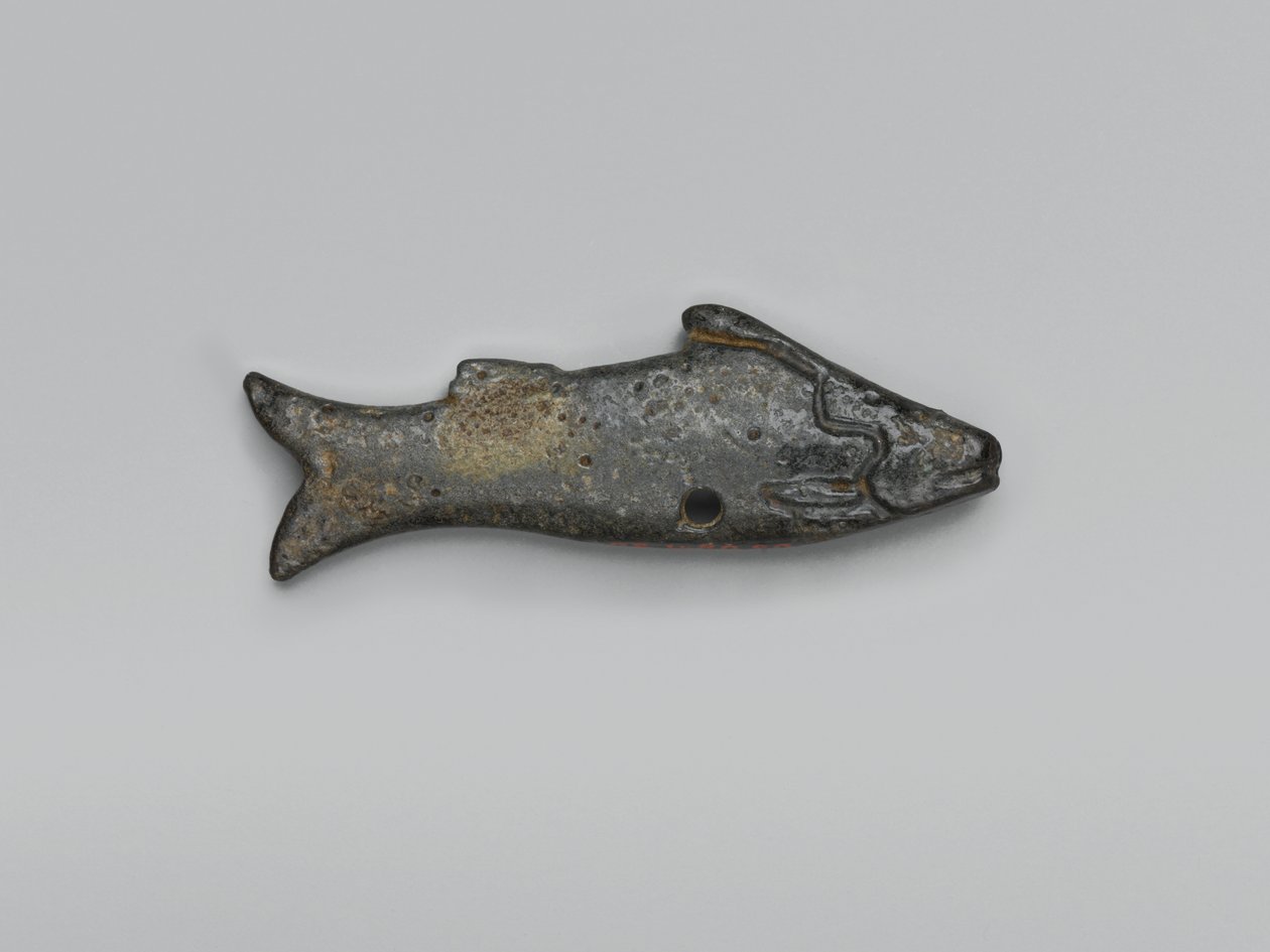Figur av en fisk (fajans) av Egyptian