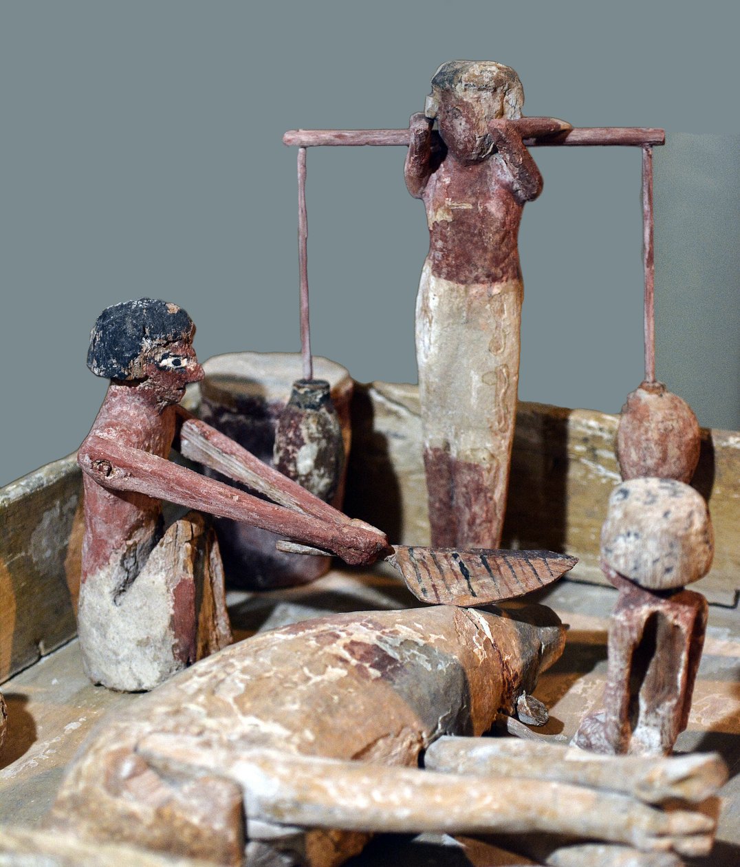 Modell av en slaktare, Egypten, c.2000-1700 f.Kr av Egyptian 12th Dynasty
