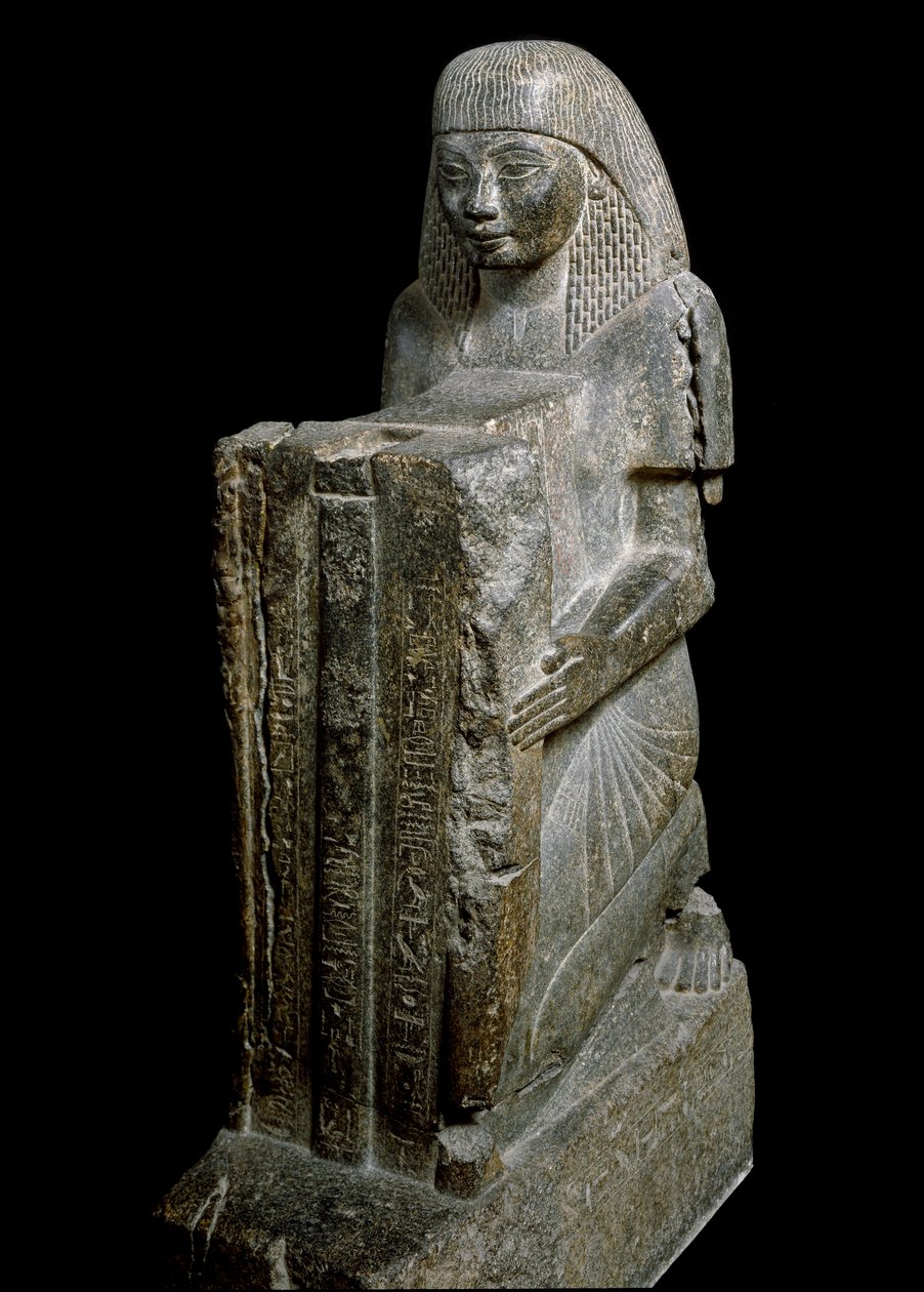 Egyptisk antikvitet: Ptahmose (eller Ptahmes, Ptahmosis), föreståndare för farao Amenhotep III (eller Amenophis) 1390-1352 f.Kr. 18:e dynasti. Florens, Museo Archeologico av Egyptian 18th Dynasty