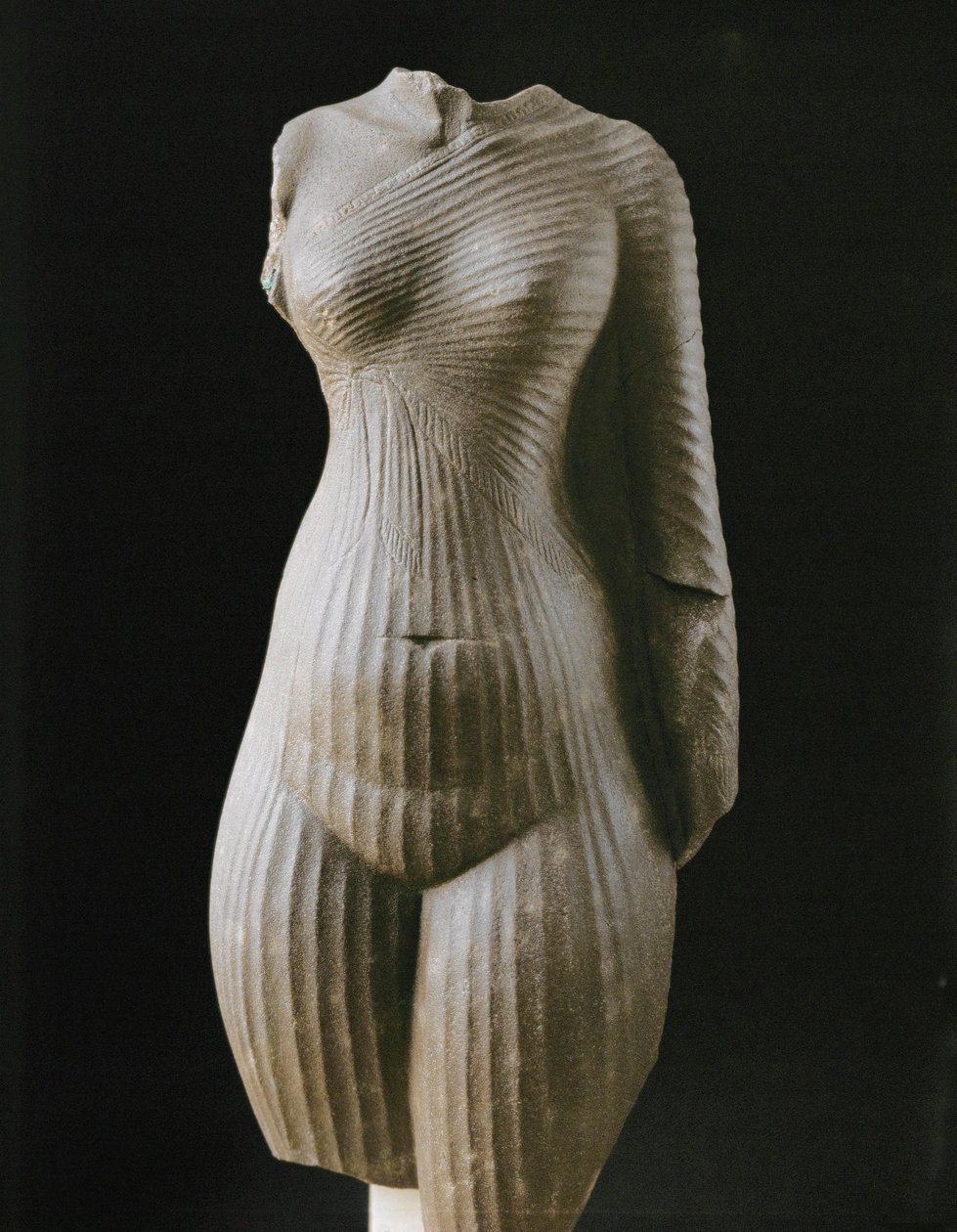 Kvinnlig torso, troligen Nefertiti, fru till farao ... av Egyptian 18th Dynasty