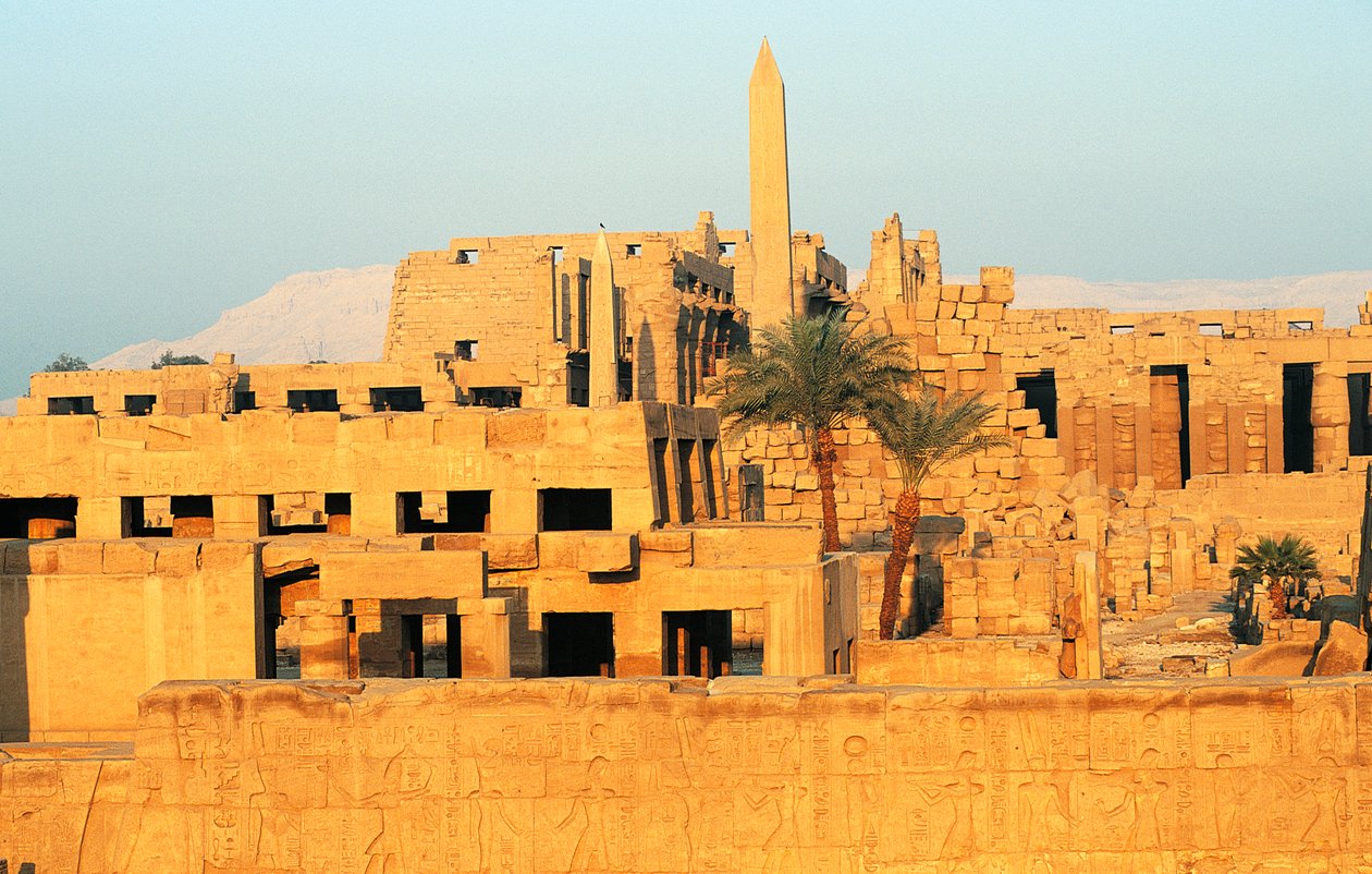 Amuns stora tempel, östra sektorn, Karnaks tempelkomplex, Luxor, Thebe (Unescos världsarvslista) av Egyptian 18th Dynasty