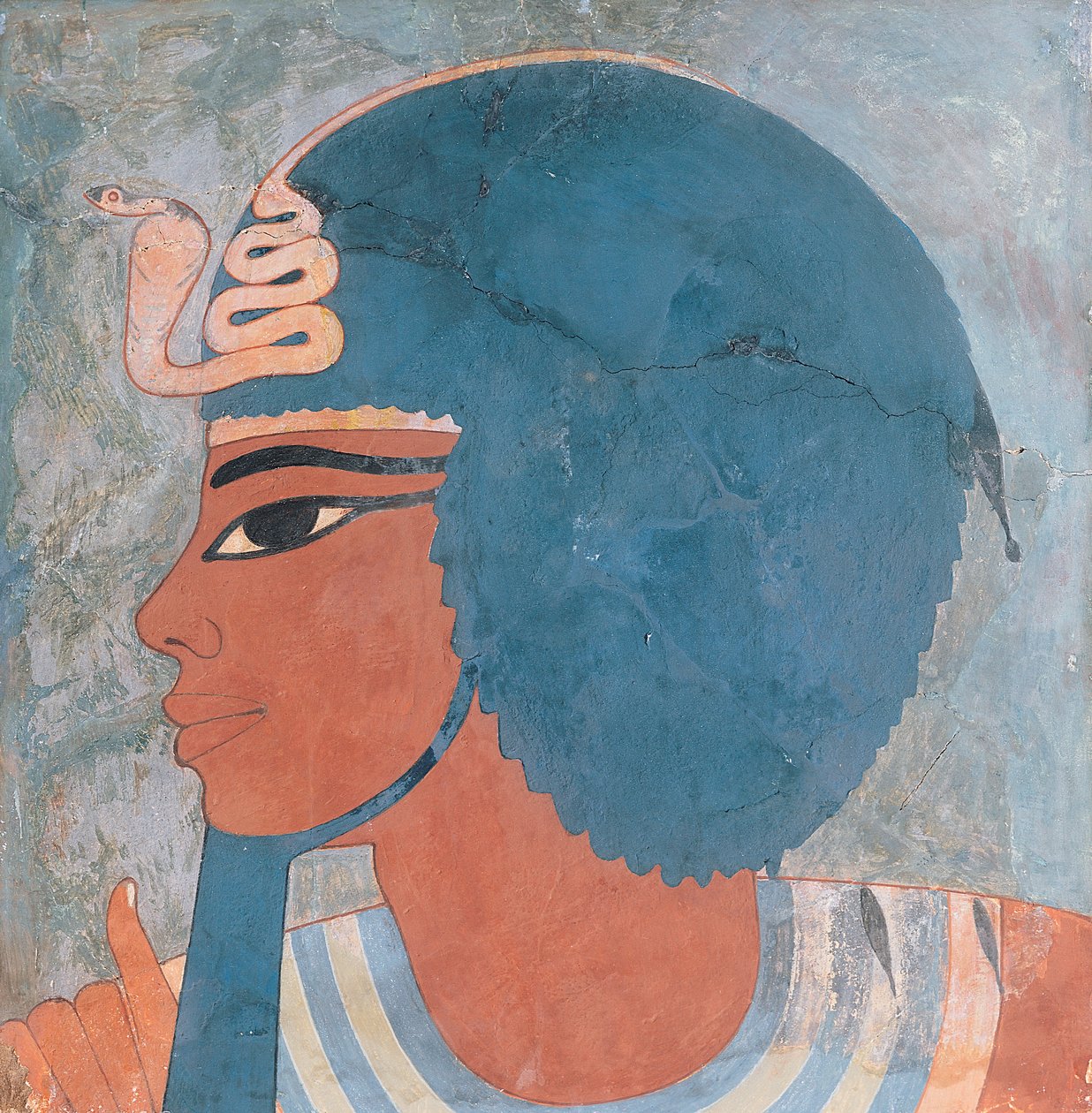Chef för Amenophis III från Onsou grav, 18:e dynastin, 1550-1295 f.Kr. (väggmålning) av Egyptian 18th Dynasty