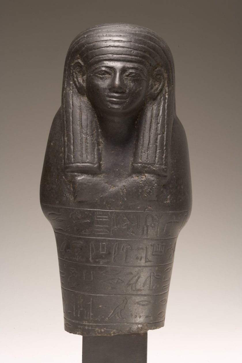Shabti-figur för Amenemhat, New Kingdom (diorit) av Egyptian 18th Dynasty