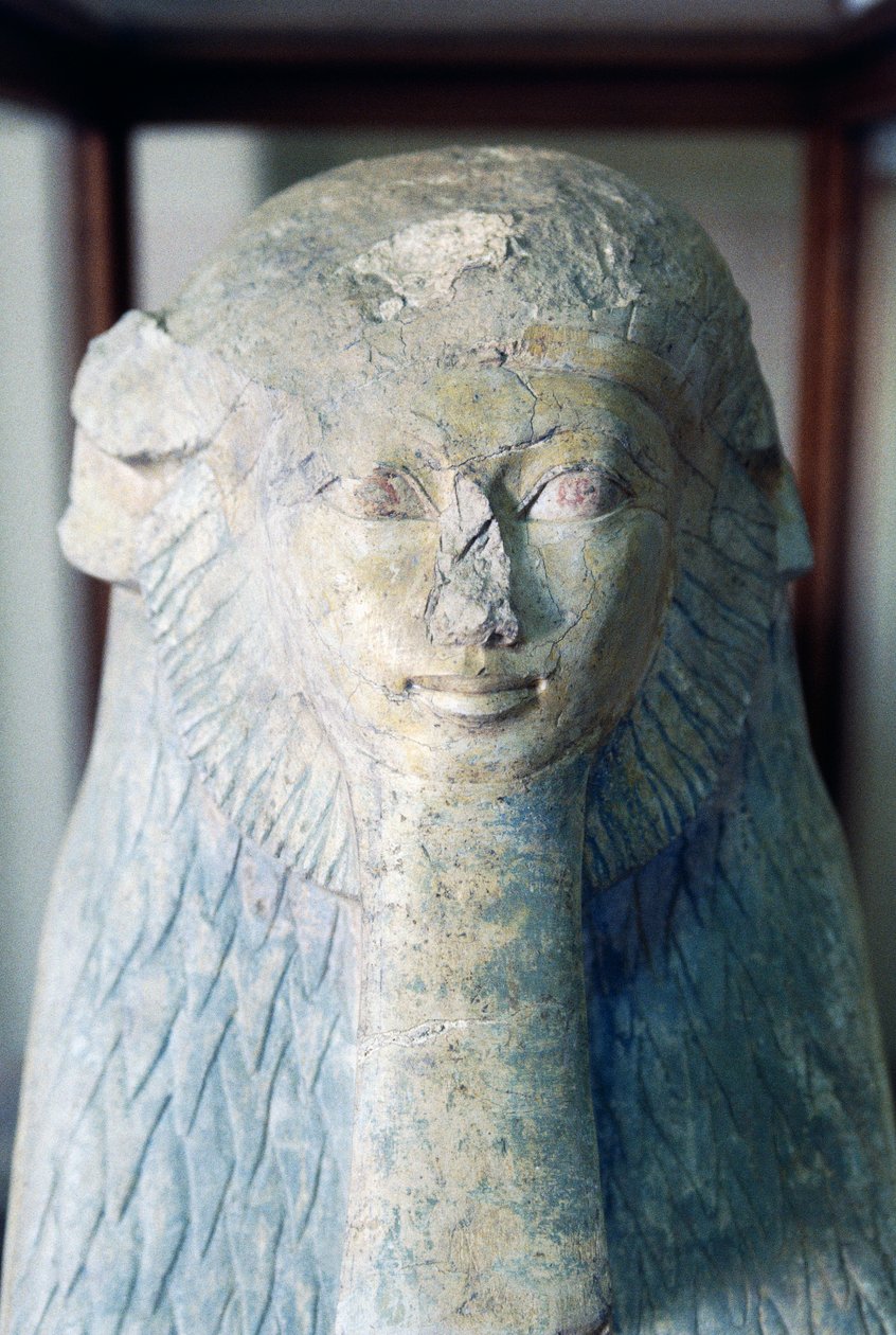 Sfinx av drottning Hatshepsut, från Deir el-Bahari, Egyptisk civilisation, Nya riket, XVIII:e dynastin av Egyptian 18th Dynasty