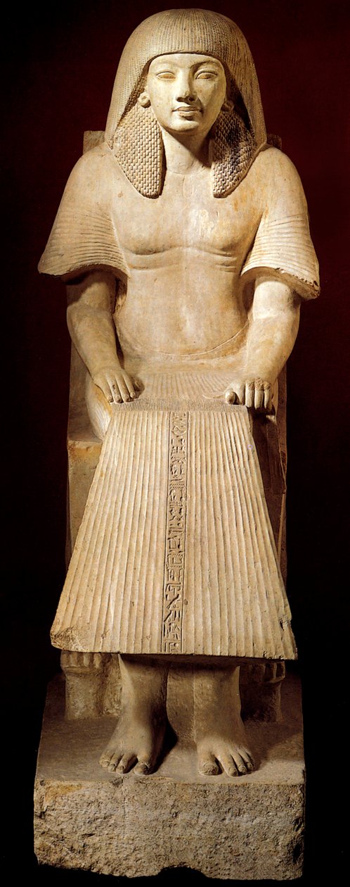 Staty av Maya (egyptisk statstjänsteman) av Egyptian 18th Dynasty