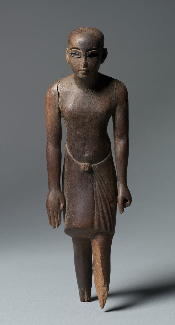 Statyett av en man, ca 1391-1353 f.Kr av Egyptian 18th Dynasty