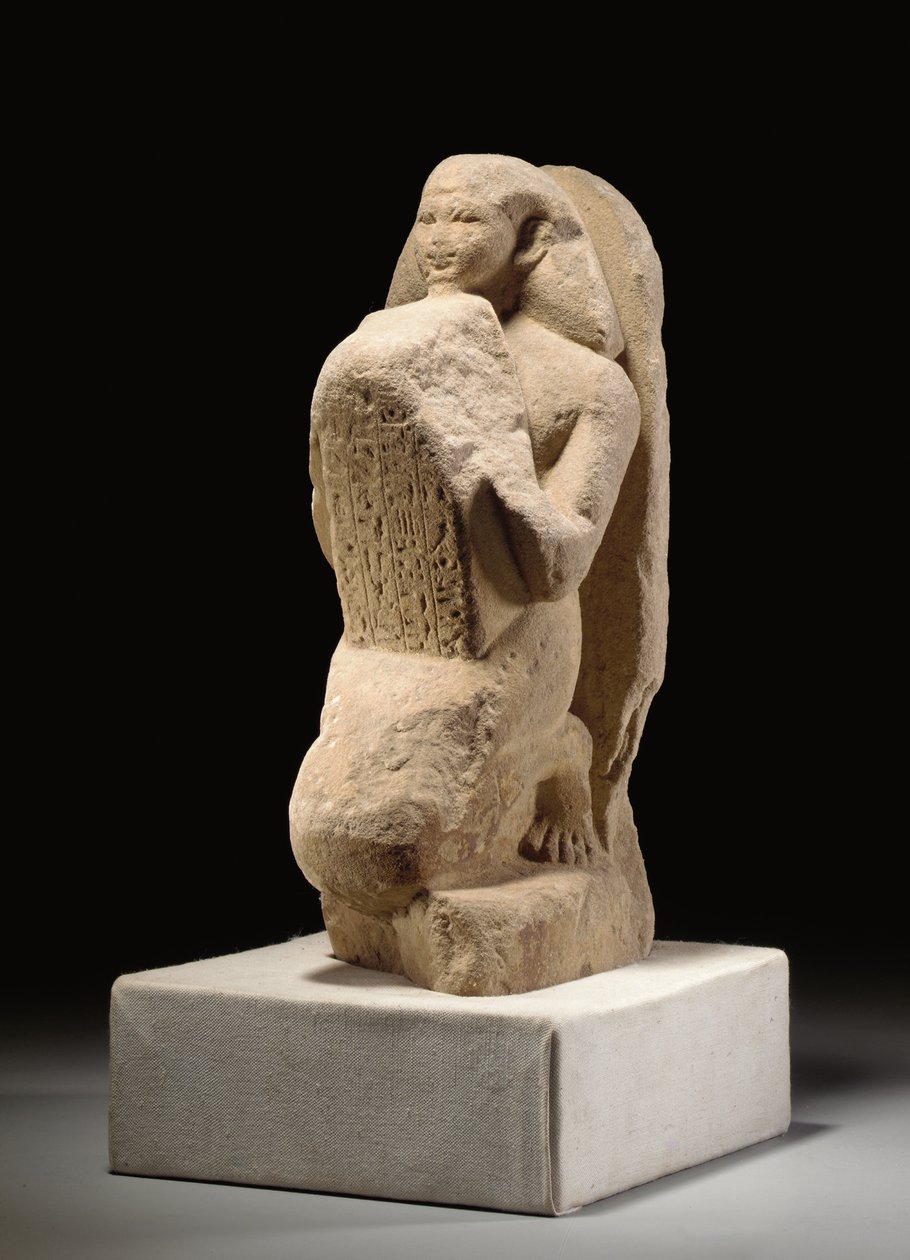 Stelophorous staty av Amunhotep, 1450-1430 f.Kr av Egyptian 18th Dynasty