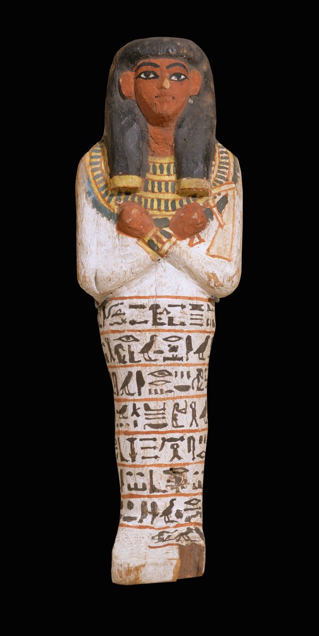 Ushebti-figur för Hapyaa, slutet av 18:e dynastin ... av Egyptian 18th Dynasty