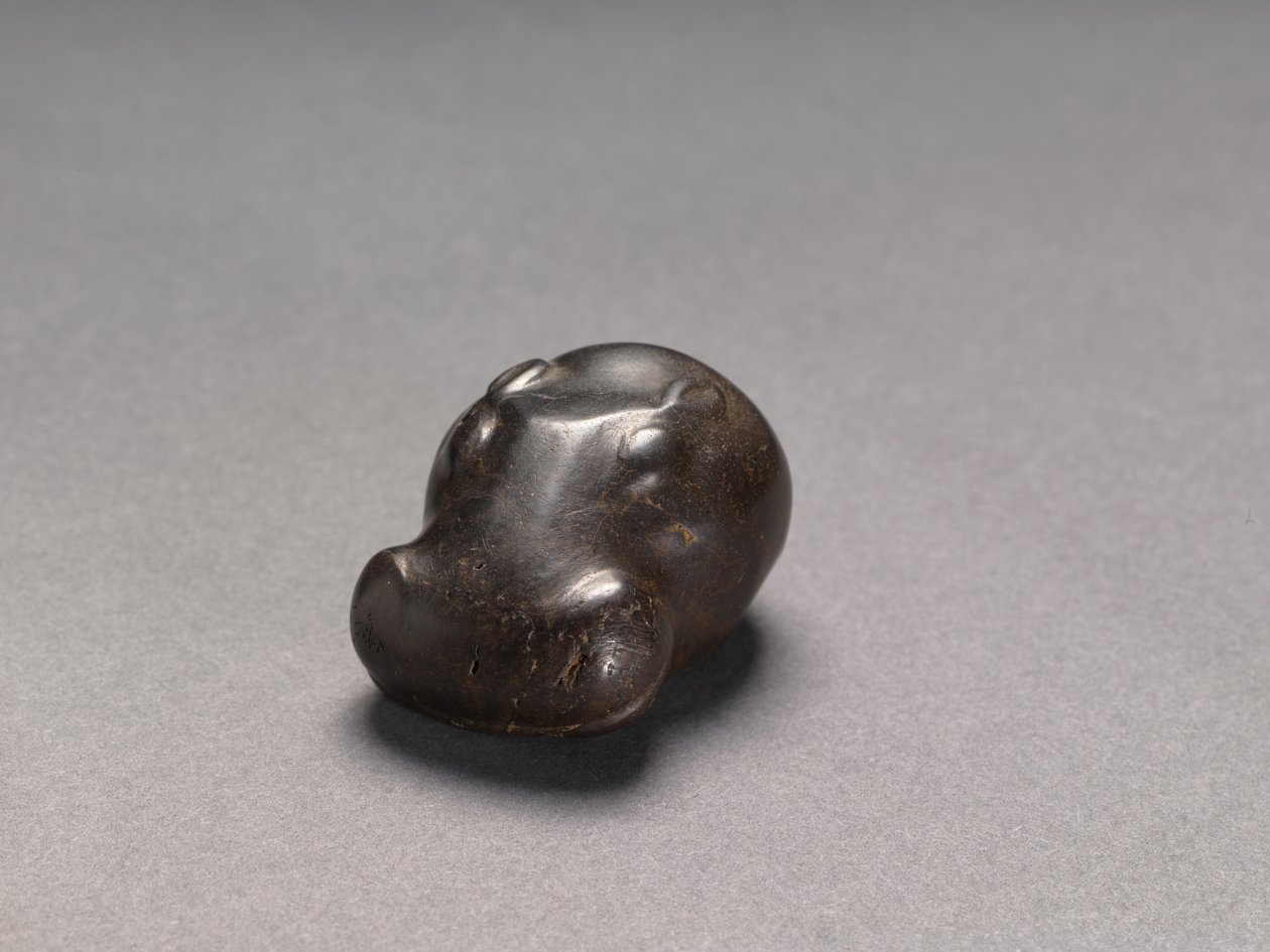 Vikt i form av ett flodhästhuvud, c.1540-1296 f.Kr av Egyptian 18th Dynasty