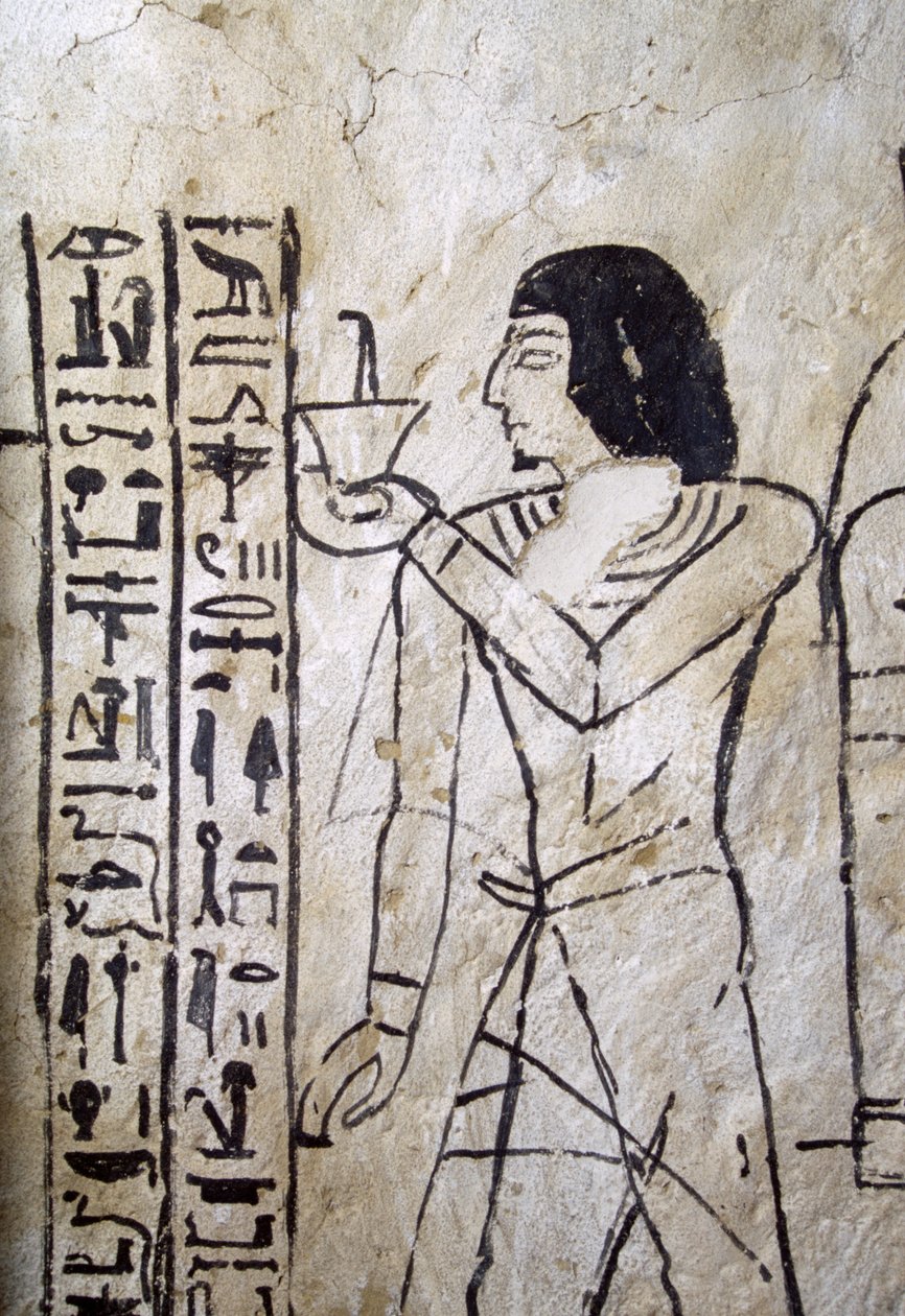 Bild på de dödas bok, Nakhtmins grav, Abusir, Egypten, Egyptiska civilisationen, Nya riket, Dynastin XIX av Egyptian 19th Dynasty