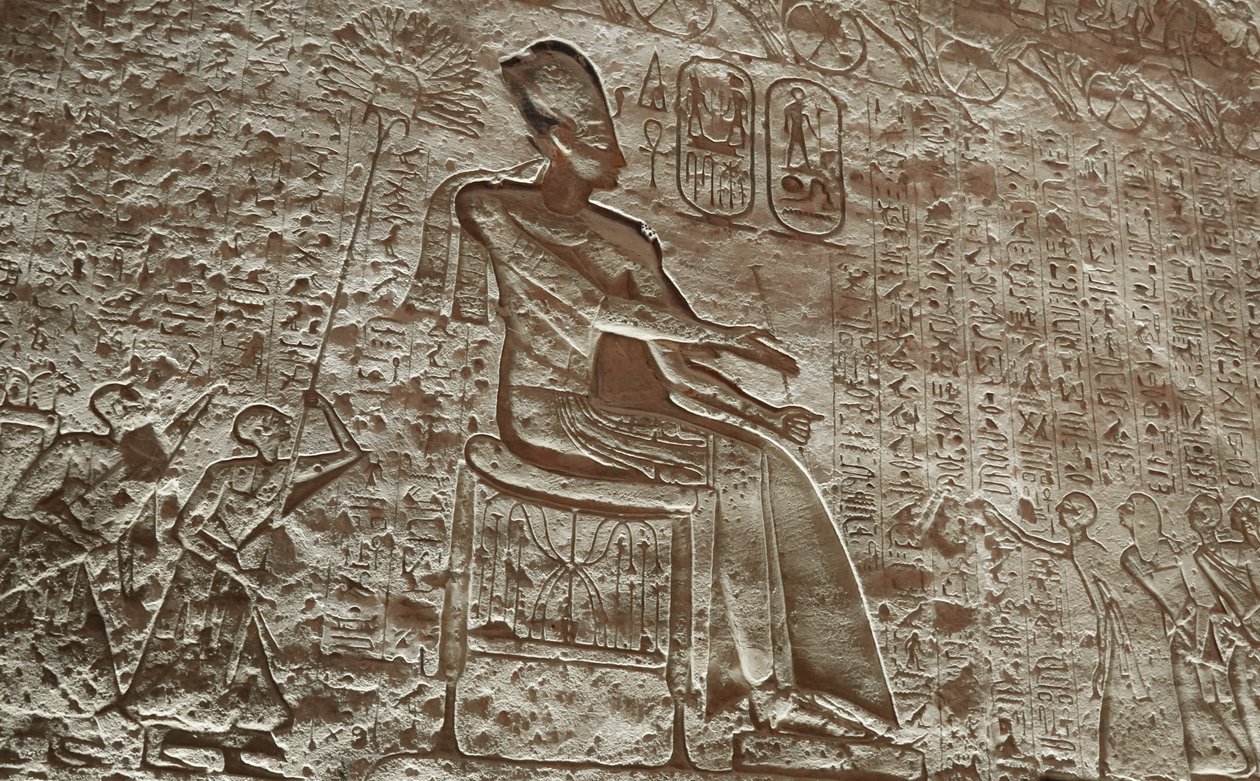 Det stora templet i Abu Simbel av Egyptian 19th Dynasty