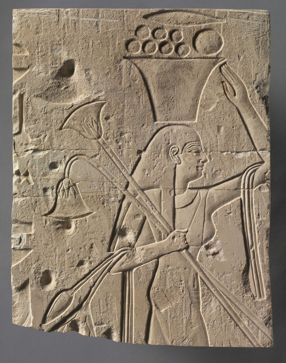 Kvinnlig offerbärare, c.667-647 f.Kr av Egyptian 26th Dynasty