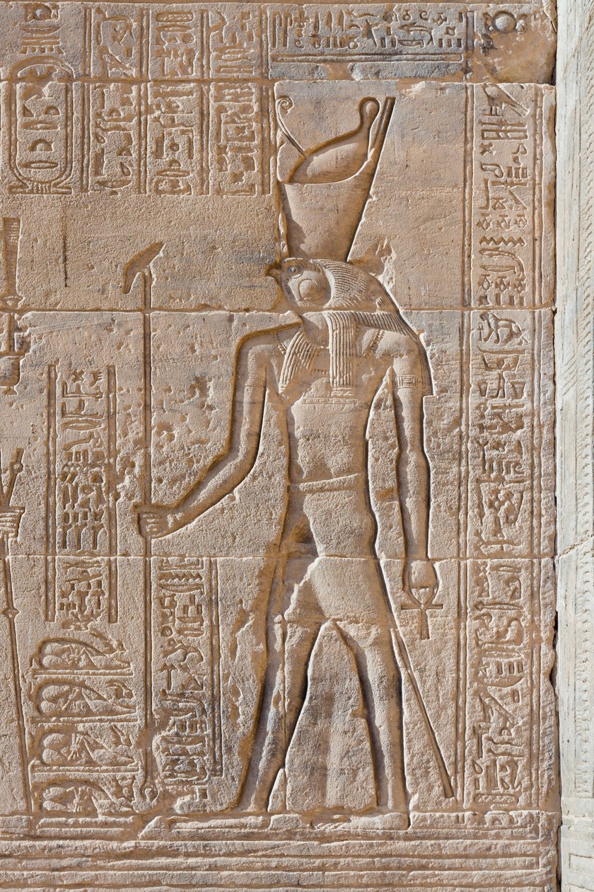 Reliefer vid Philae-templet, Aswan, Egypten av Egyptian 30th Dynasty