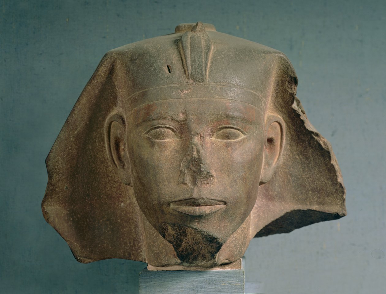 Huvud av kung Djedefre, från Abu Roash, Gamla riket, ca 2565-2558 f.Kr. (kvartsit) (se även 50746) av Egyptian 4th Dynasty