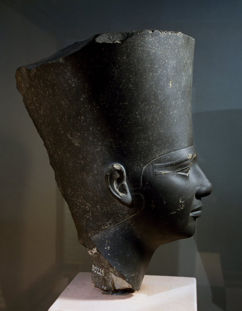 Chef för farao Userkaf, från Userkafs soltemplet i Abusir, Gamla kungariket (skifer) av Egyptian 5th Dynasty
