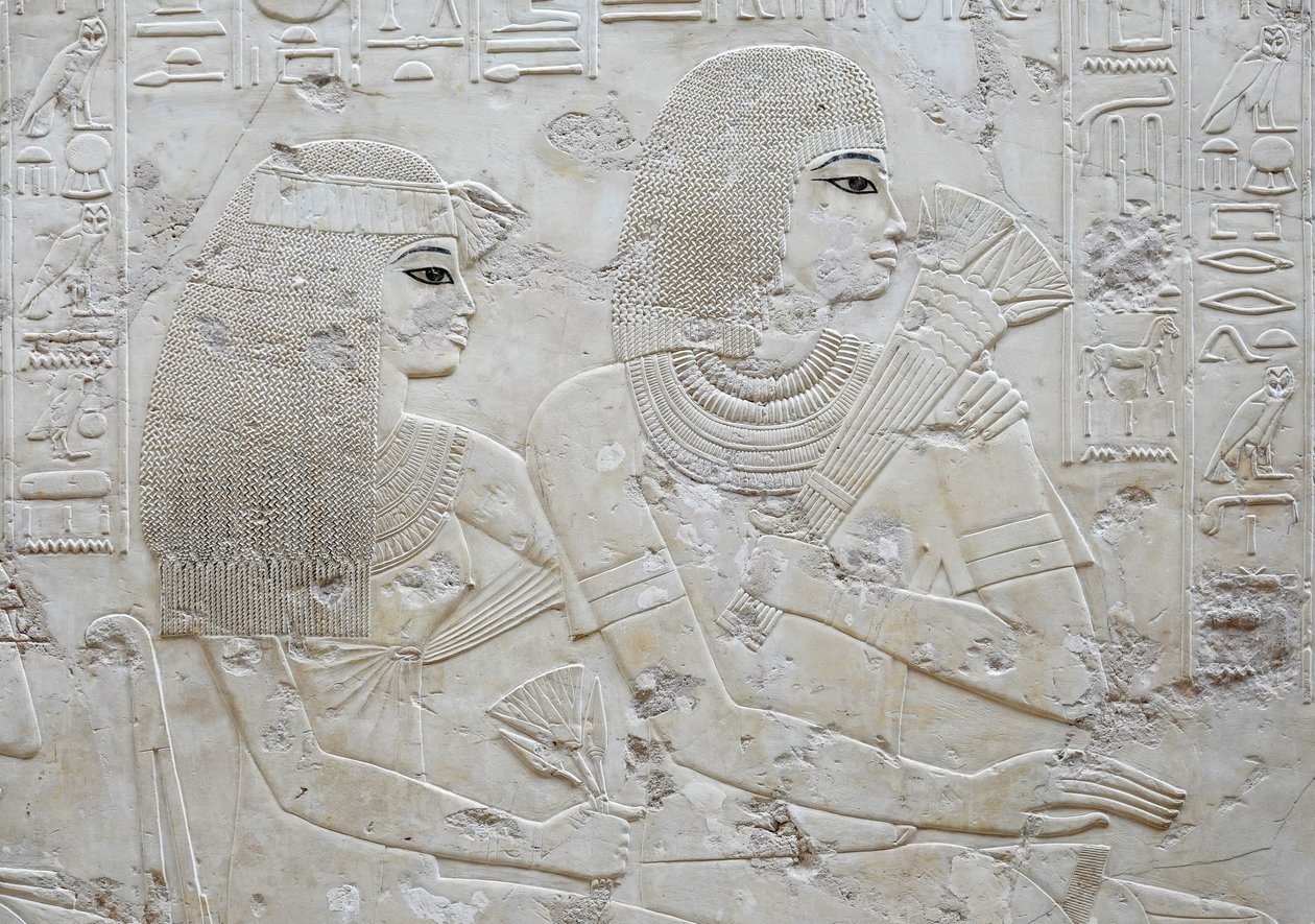 Amenhotep och hans fru May, Ramoses grav av Egyptian Egyptian