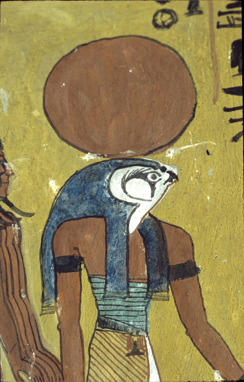 Forntida Egypten, Väggmålning, Sennedjems grav, De adligas grav, Thebe, Deir el Medina av Egyptian Egyptian
