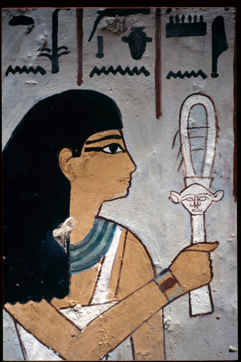 Forntida Egypten, Väggmålning, Sennufers grav, De ädlas grav, Thebe av Egyptian Egyptian