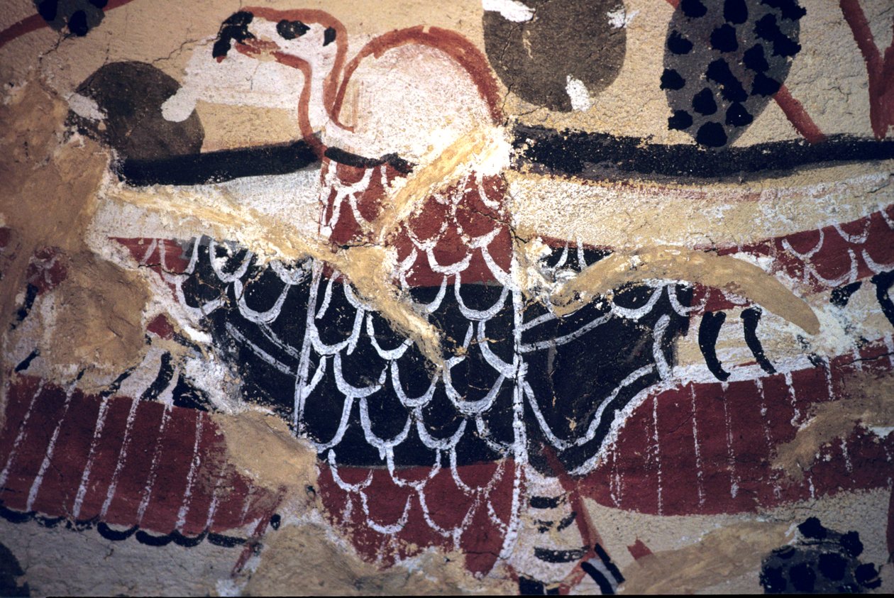 Forntida Egypten, Väggmålning, Sennufers grav, De adligas grav, Thebe av Egyptian Egyptian