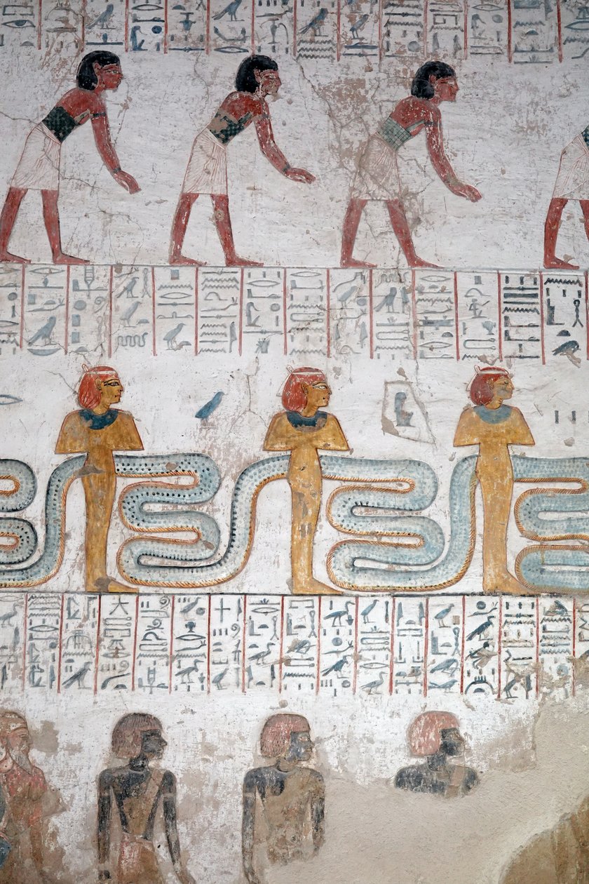 Nubiska svarta slavar, Ramses IX:s grav, Luxor av Egyptian Egyptian