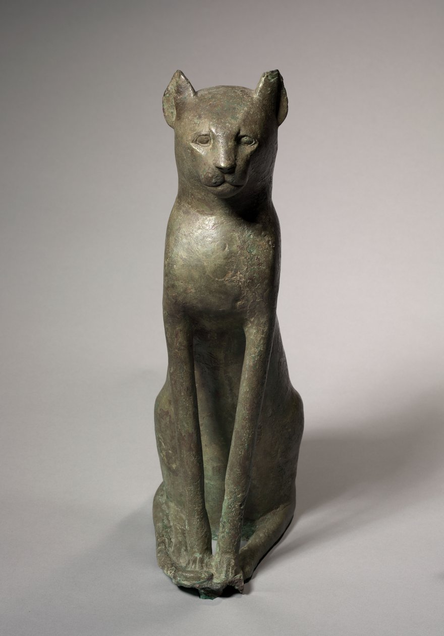 Kattkista, 305-30 f.Kr av Egyptian Ptolemaic Period