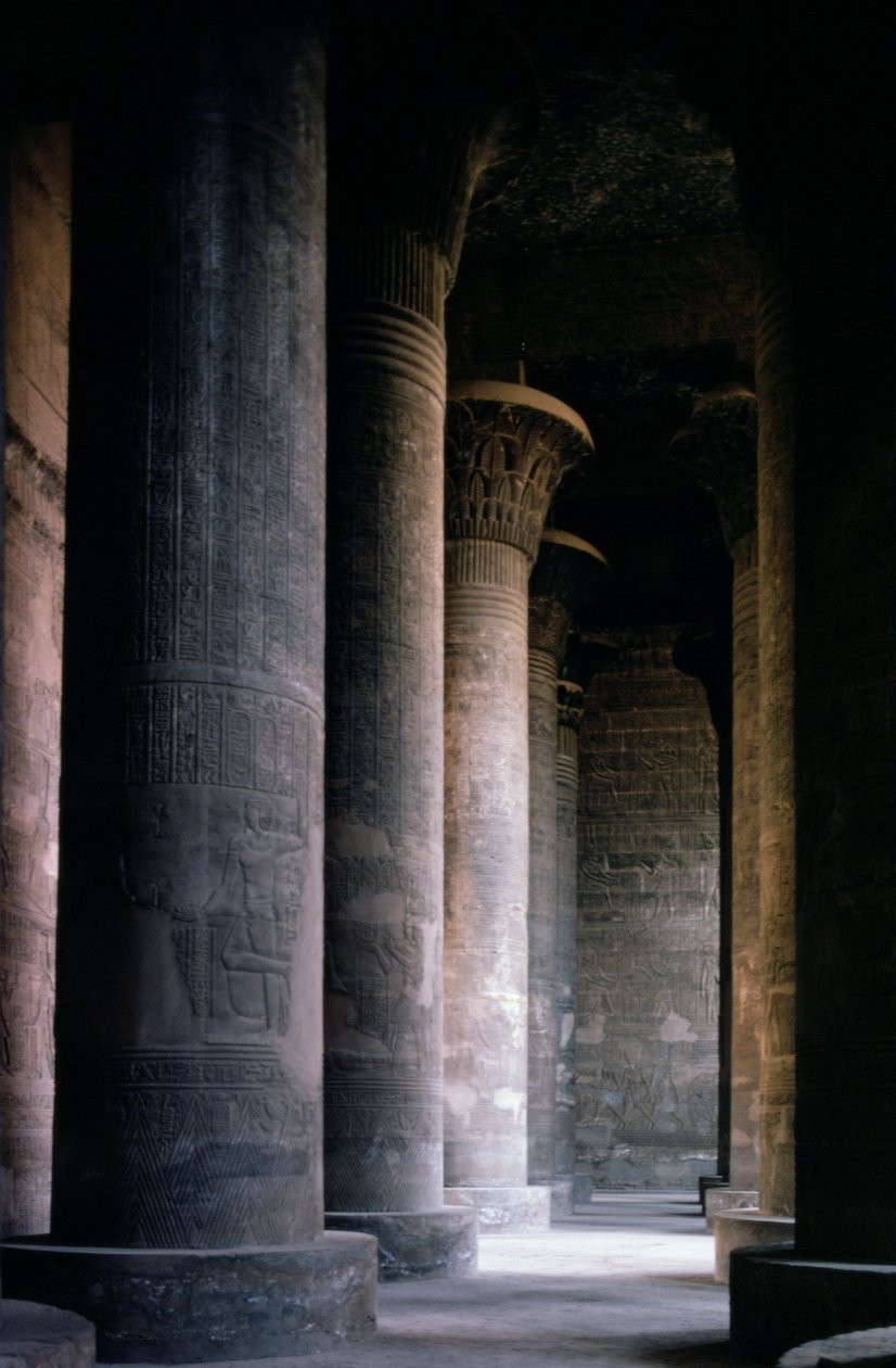 Hypostyle Hall av Temple of Khnum av Egyptian Ptolemaic Period
