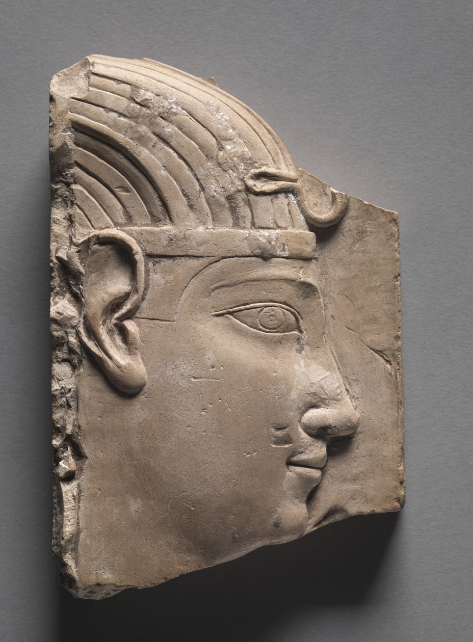 Votivrelief av en kung, grekisk-romersk tid, 305-246 f.Kr av Egyptian Ptolemaic Period