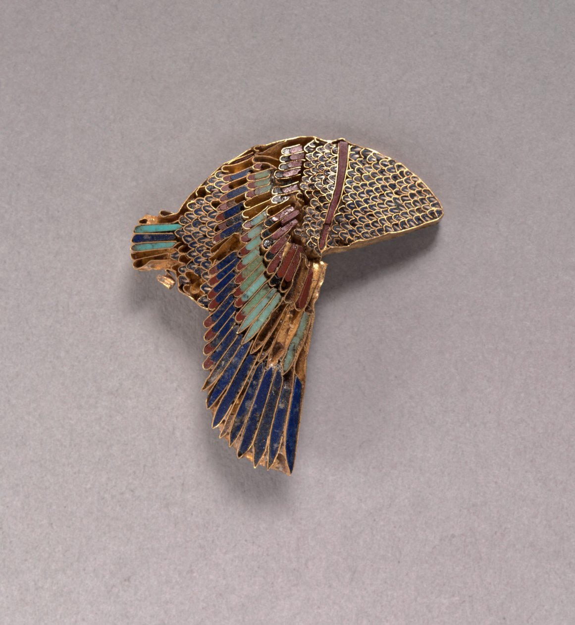 Vulture Headdress Inlay, 100-1 f.Kr av Egyptian Ptolemaic Period