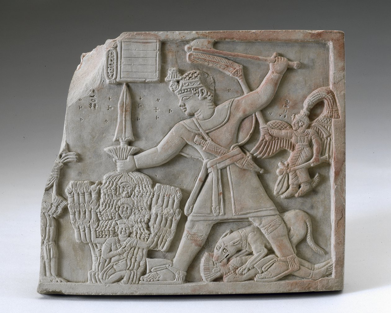 Prins Arikankharer dödar sina fiender, Meroe av Egyptian School