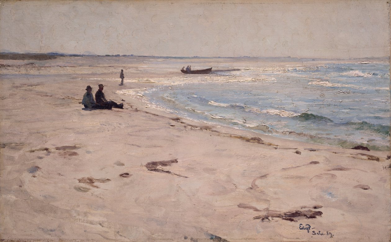 På stranden vid Sele av Hjalmer Eilif Emanuel Peterssen