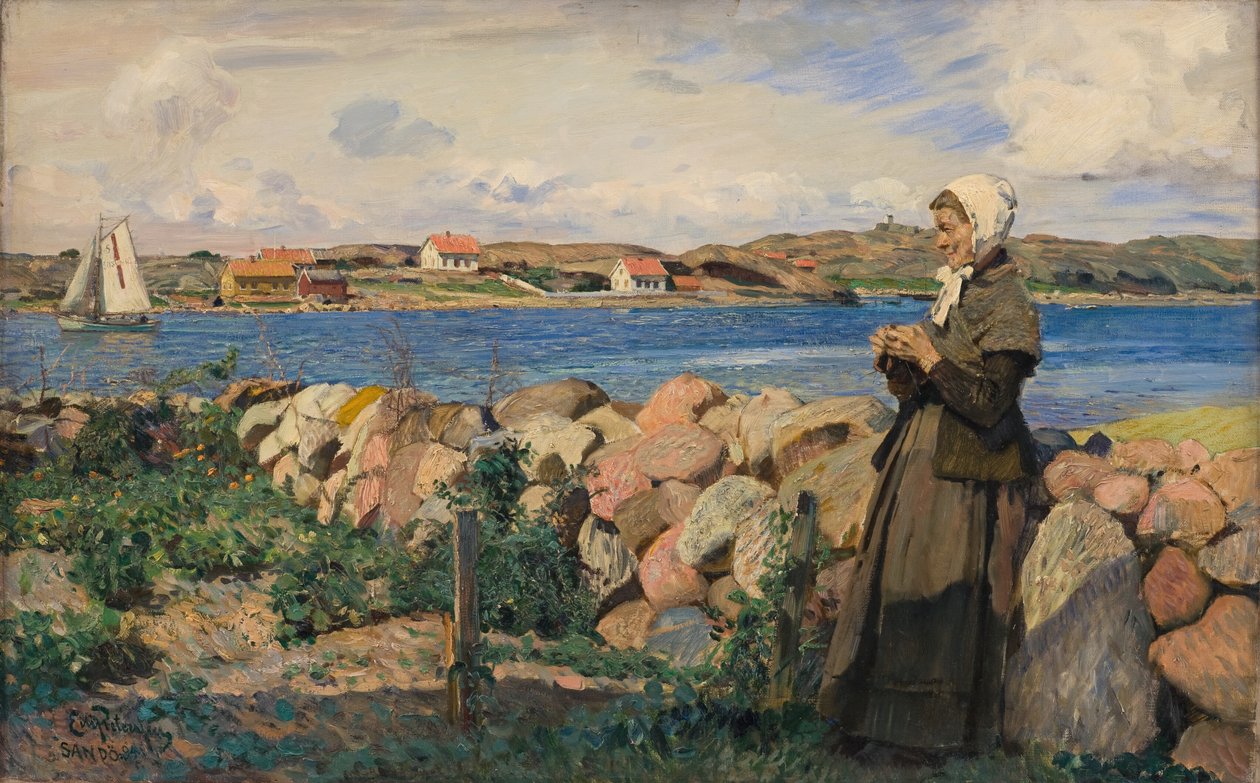 Från den norska skärgården av Hjalmer Eilif Emanuel Peterssen