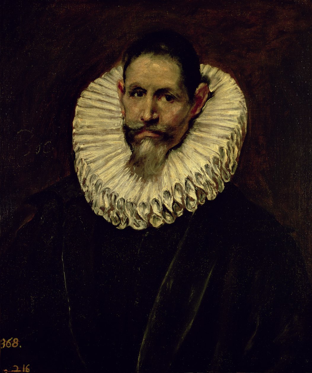 Porträtt av Jeronimo de Cevallos, ca 1610 av El Greco